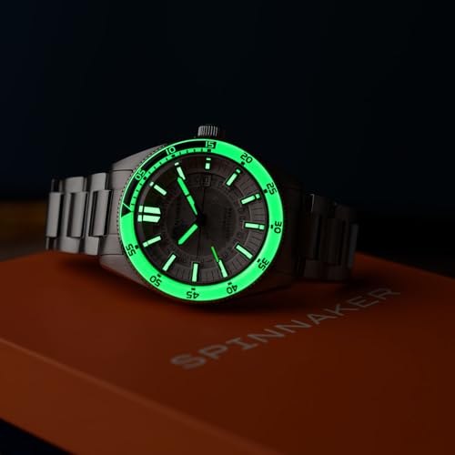 Image of Spinnaker Men's 43mm Fleuss Automatic Watch with Solid Stainless Steel Bracelet SP-5118
