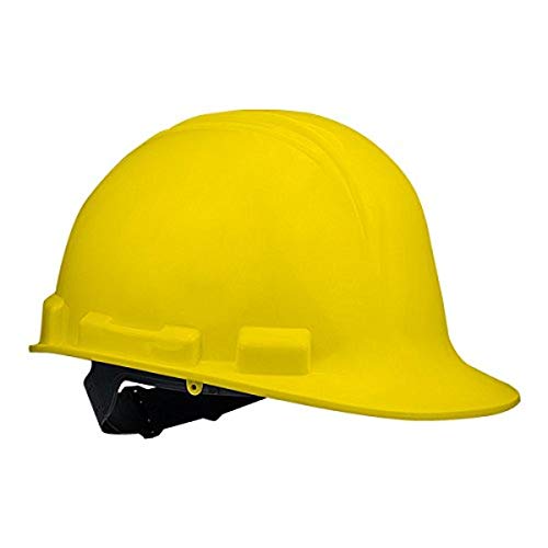 Safety Works SWX00345 Hard Hat with Slip RATCHET, Yellow