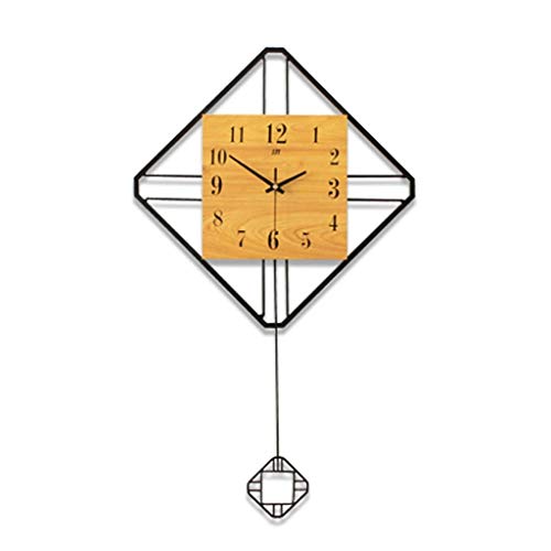 Preisvergleich Produktbild Wall Clock JIE AJS Büro Dekorative Uhr / Vintage Große Hölzerne Wanduhr Wanddekoration Retro Home Hotel Bar Uhr Geschenk Kreative Heimatuhr 20in