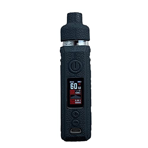 RUIYITECH Texture Case for Voopoo Drag S PNP-X Case silicone Cover Sleeve rubber Skin (Black) - Image 2