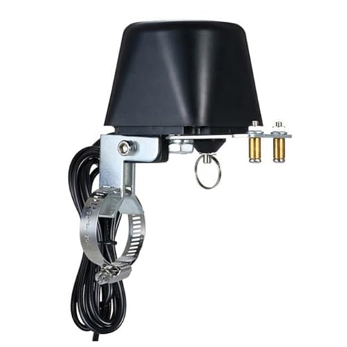 Xnuiasqe Contrôle de la Vanne D'Eau Sans Intelligente Tuya Zigbee Valve de Base pour les Travaux avec les Travaux avec Eu Plug