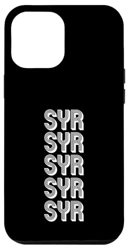 SYR Syracuse Airport Viajes Carcasa para iPhone 12 Pro Max