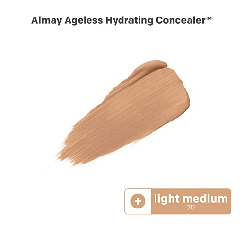 Anti-Aging Concealer By Almay, Face Makeup With Hyaluronic Acid, Niacinamide, Vitamin C & E, Hypoallergenic, -Fragrance Free, 020 Light Medium, 0.37 Fl Oz (Pack Of 1) #TOP1