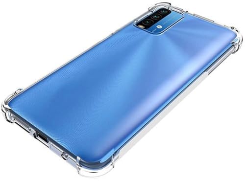 Image of BOXXO Flexible Back Cover for Mi Redmi 9 Power | Back Cover Transparent Clear Shockproof Case Four Corner Protection | Slim Protective Mobile Phone Cover for Mi Redmi 9 Power