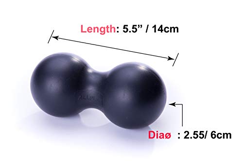 image for ALLPLAY Peanut Massage Ball Roller, Double Lacrosse Ball, Acupoint Myo