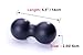 Peanut Massage Ball Roller, Double Lacrosse Ball, Acupoint Myofascial Release Muscle Knot Relaxer Mobility Trigger Point for Physical Therapy Self Deep Tissue Manual Massager Equipment Tool Set