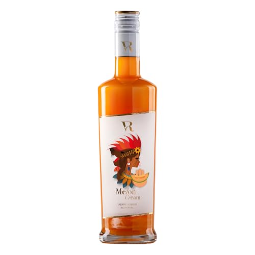 Russo licores italianos 70 cl – crema de pistacho, crema de melón y limoncello Amalfi IGP – botella individual o pack – licor cremoso gourmet (1 botella, Melón)
