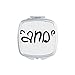 And Funny Stylish Quote Handwrite Mirror Square Portable Hand Pocket Makeup