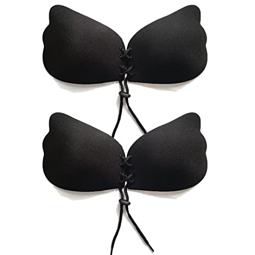 Soutien Gorge Adhésif, Adhesive Bra, Soutien Gorg Adhesif Push Up Invisible, Soutien Gorge Collant pour Dos Nu, Invisible, Sexy, Push Up, sans Bretelle(2 pièces) Cover