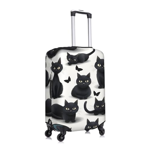 Cat Print Print Fashionable Suitcase Cover Personalized Luggage Protector for Travel and Business3