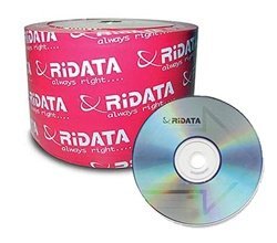 50 Ritek Ridata 52X CD-R 80min 700MB (Logo Top Branded)