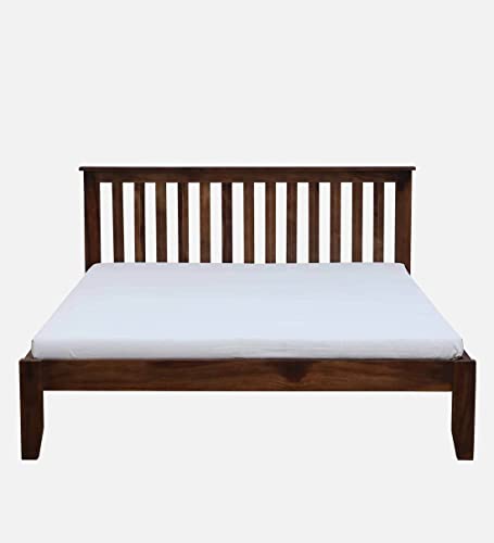 Image of Solid Sheesham Wood King Size Bed 4 (Provincial Teak Finish)