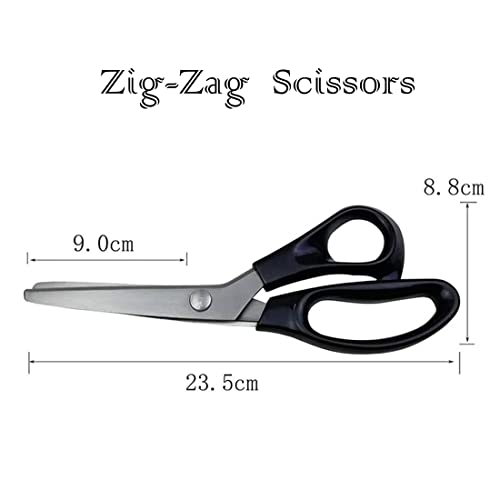 Pinking Shears 3mm, Zigzag Scissors, Professional Tailor Scissors, Craft Scissors, Stainless Steel Scissors - Image 3
