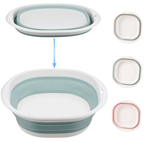 Collapsible Washing Up Bowl Blue 3.5L