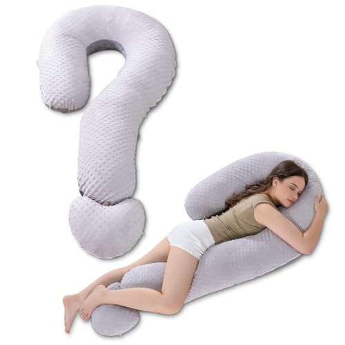 Meiz Question Mark Body Pillow for Adults...