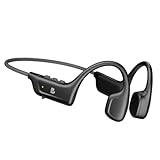 Bayhanc Bone Conduction Headphones, Open Ear Wireless Bluetooth 5.4 Headphones, 10H Playtime, Lightweight Sport Headphones with Mic, Sweatproof Running Headset for Workout Cycling, Black