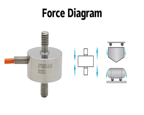 Sensor de pesaje de 100 kg para control de fuerza en espacios reducidos 8