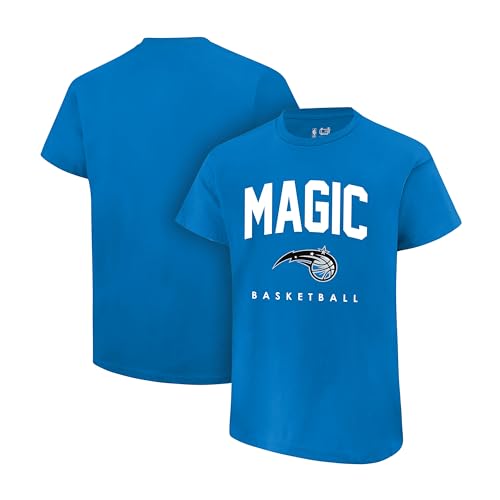 Ultra Game Boys' Arched Plexi Short Sleeve T-Shirt,Orlando Magic,Team Color,10-12