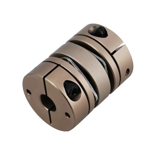 JNMING D26 L35 Double Diaphragm Motor Coupling Disc Elastic Torsionally Flexible Shaft Connector(5mm to 8mm)