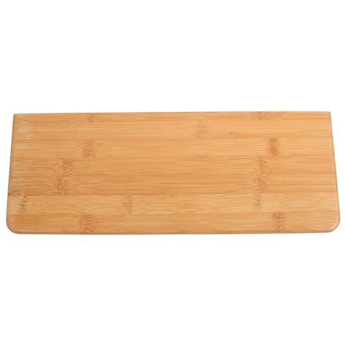 Étagère murale bois orange flottante design simple planche salon