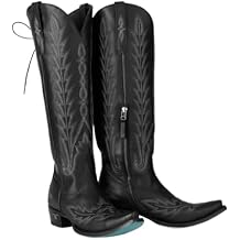 LEXINGTON KNEE HIGH CORSET - LATTE SUEDE LADLES BOOT WESTERN FASHION BY LANE