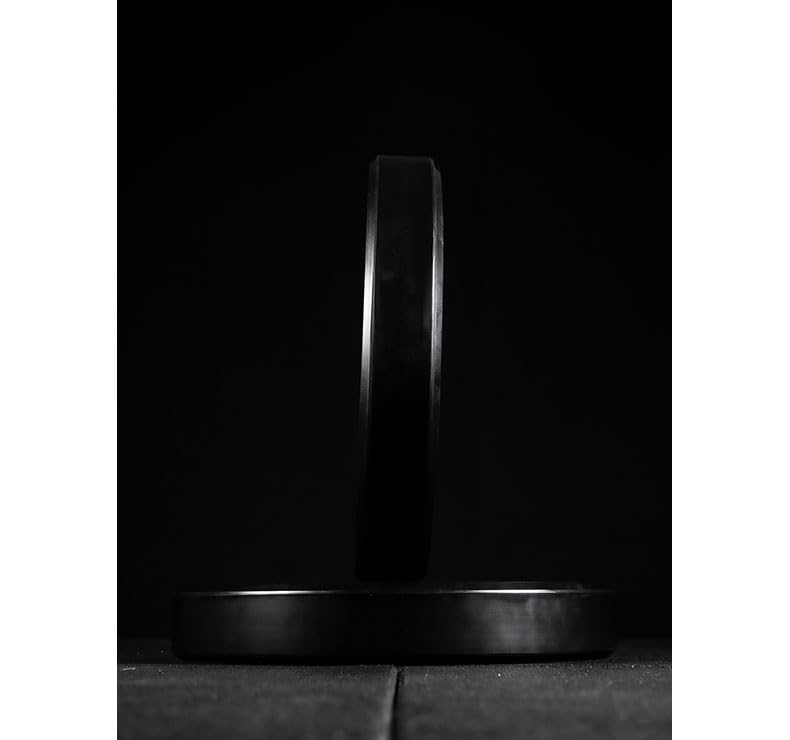 Disco Olímpico Bumper Negro ION fitness