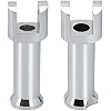 Passenger Footpegs with support mounting Kit for Harley Softail 2018-2025 Deluxe Fat Boy Heritage Sport Glide Softail Slim Street Bob Breakout Low Rider models,Chrome