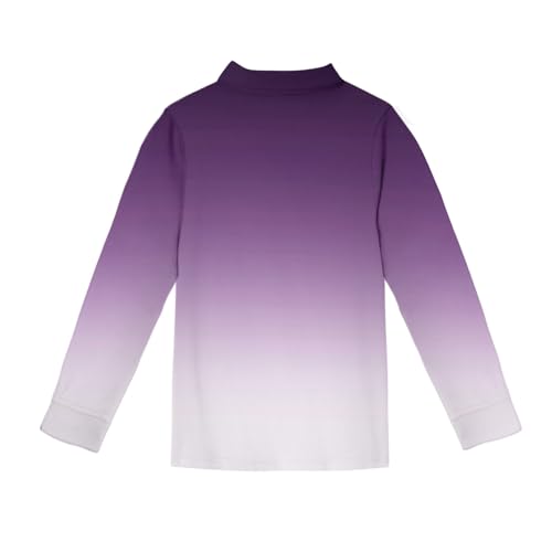 Girls' Polo Shirts Long Sleeve School Uniform Soft Casual Collared Top for Kids Comfortable Fit3