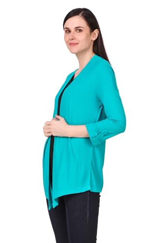 Image of Frenchtrendz Womens's Viscose Crepe Shrug(Size: XS-4XL)
