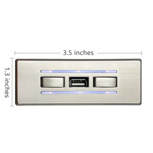 Image of Fruhdi Power Recliner Lift Chair Electric Sofa Kaidi 4 Button 5 Pin Hand Control Handset Model KDH134A Replacement with USB