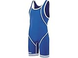 Asics Men's Snap Down Wrestling Singlet (Cardinal/White)