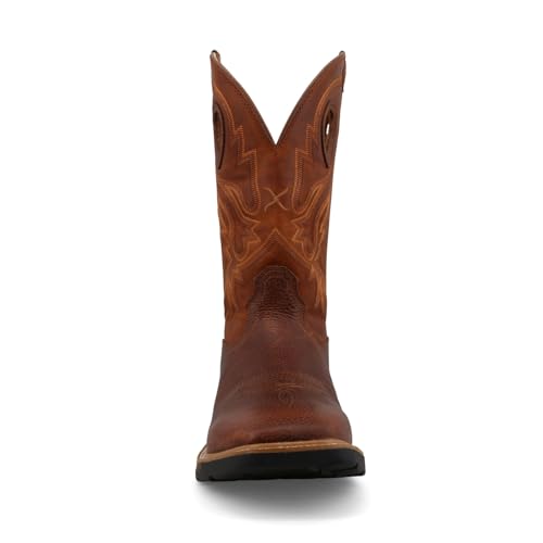 Image of Twisted X mens 12 inch Pull on Soft Toe Western Work Boot