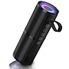 AY Musikbox Bluetooth Lautsprecher mit Licht, Tragbarer Bluetooth Box mit HD Stereo Sound und Mikrofon, Dual-Pairing…