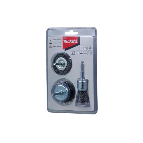 Brosses boisseau pour perceuse MAKITA D 66070 Lot de 3 Métal Décapage - vue 3