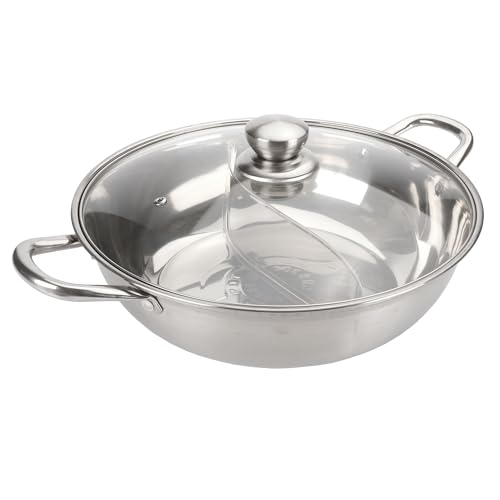 Hot Pot Wok de Acero Inoxidable 12.5" miniatura 1