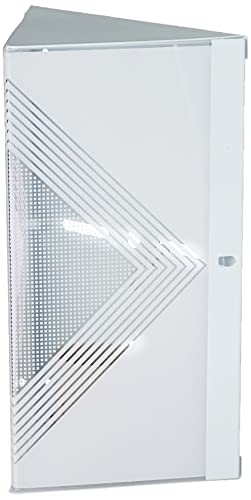 Plafon Arandela de Sobrepor Cordoba com Difusor Listrado para 1 Lâmpada Eletrônica Led E-27-20x13 cm