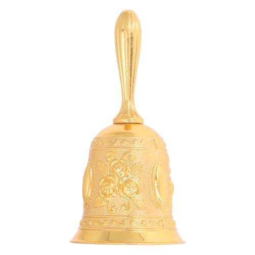 DOITOOL Campanello di Metallo Retrò per Ristorante e Reception Campanello di Chiamata da Scrivania Suono Forte e Vintage per Bar Hotel Uffici