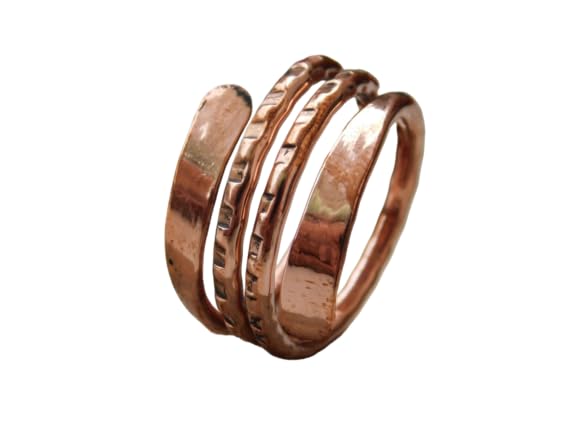 Generic Solid Copper Ring Band for Men & Women Arthritis Pain Copper Rings,, 7.5