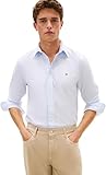 Tommy Hilfiger Core Flex Pop Classic STP Camisa para Hombre, L
