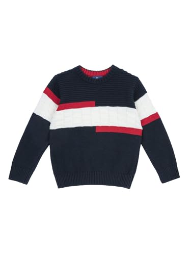 Pull à rayures tricoté Chicco de qualité supérieure avec relief