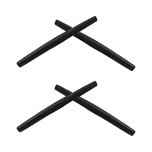 Image of 2 Pair Black Replacement Earsock for Oakley Wiretap Sunglass
