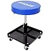 MATONELL 250 LBS Rolling Pneumatic Creeper Stool - Adjustable Mechanic Seat with Tool Tray & 360° Casters for Garage Workshop Automotive Repair Heavy Duty Mobile Work Stool