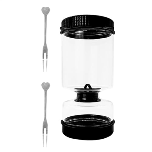 Tarros de decapado – Tarro de pepinillo hermético de reloj de arena, contenedor de almacenamiento de fermentación | Tarro de decapado de vidrio para ajo, remolacha, gombo, setas, conservante de