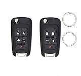 BESTHA 2 New Key Fob Replacement Ignition Flip Key Keyless Entry Remote Start OHT01060512 for Buick