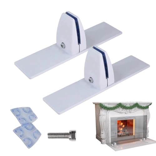 Accessoires robustes pour écran de cheminée en verre et porte - 2