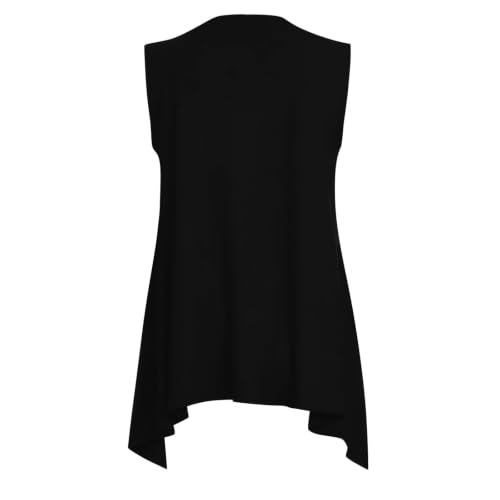 Chaleco largo de punto para mujer que estiliza la figura en tallas grandes 6