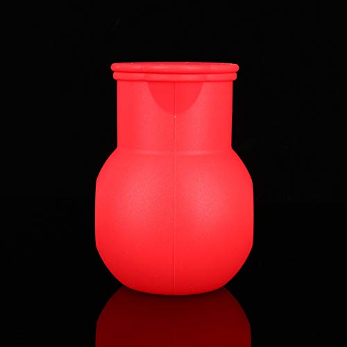 Olla para derretir chocolate de silicona roja miniatura 7