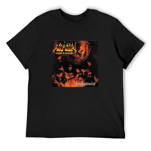 Photo de No Use for A Name Indie Alternative Punk Bands Mens T-Shirt Black Graphic Unisex Tee Shirt 3XL
