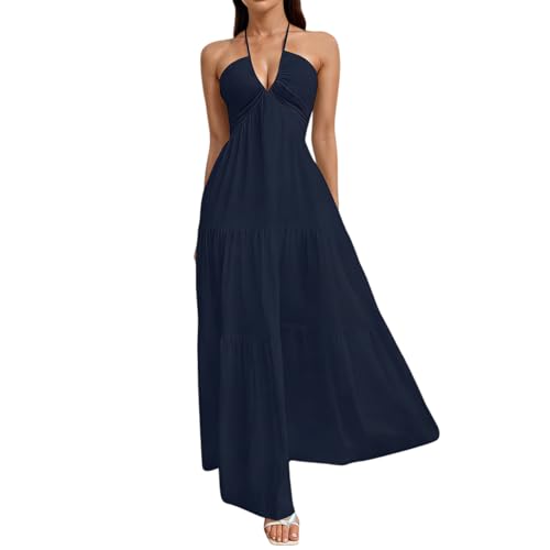 Robe longue d'été pour femme fluide et légère contre la chaleur