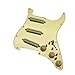 Golden Mirror Guitar Pickups Fully Loaded Pickguard Humbucker Pickups Multifunctional Push-pull Single Cut guitar pickguard pickup